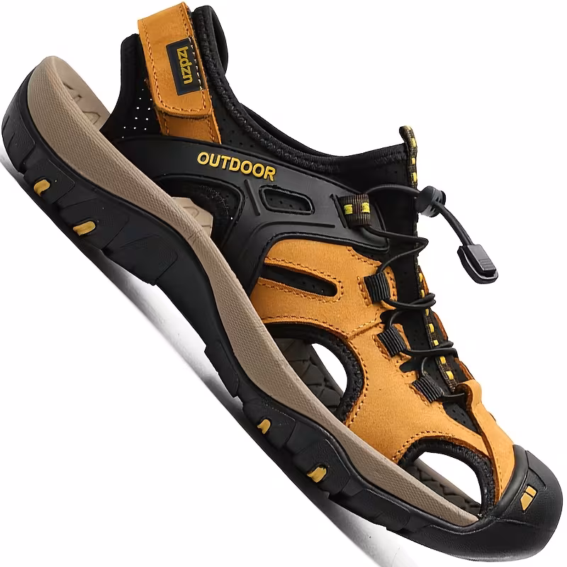 R350 Men's Fisherman Sandal — Sole and Outdoor Use Detail