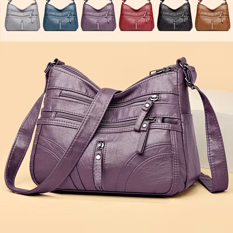 Large Capacity Soft Shoulder Bag Interior View Temu SA