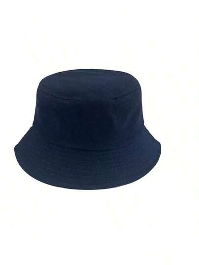 SHEIN unisex solid color bucket hat for travel beach summer and holiday wear