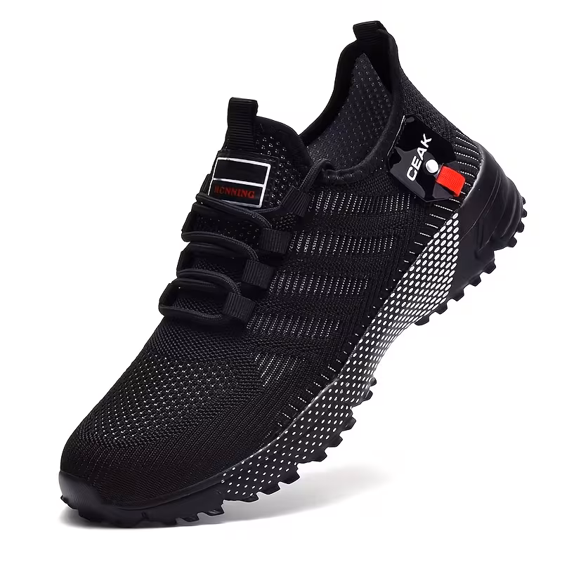 Men's Breathable Mesh Sneaker full pair top-down view showing mesh texture and build quality