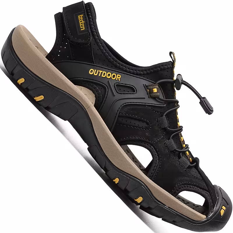 R350 Fisherman Sandals — Colour Options Black Brown Grey