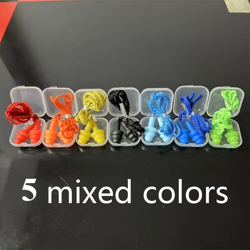 Reusable silicone moldable earplugs sleeping noise reduction 27dB